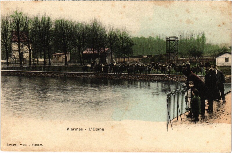 Carte postale ancienne Viarmes L'Etang France à Viarmes