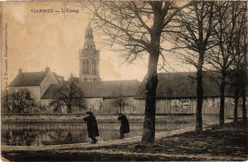 Carte postale ancienne Viarmes L'Etang France à Viarmes