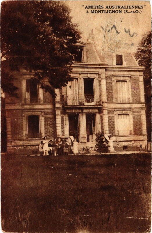 Carte postale ancienne Montlignon Amities Australiennes France à Montlignon