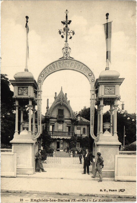 Carte postale ancienne Enghien les Bains Le Kursaal France à Enghien-les-Bains