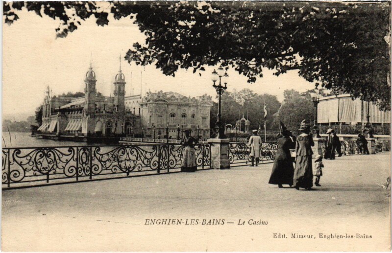 Carte postale ancienne Enghien les Bains Le Casino France à Enghien-les-Bains