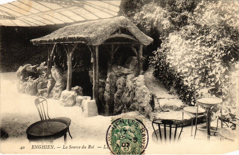 Carte postale ancienne Enghien les Bains La Source du Roi France à Enghien-les-Bains