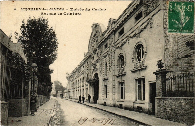 Carte postale ancienne Enghien les Bains Avenue de Ceinture France à Enghien-les-Bains
