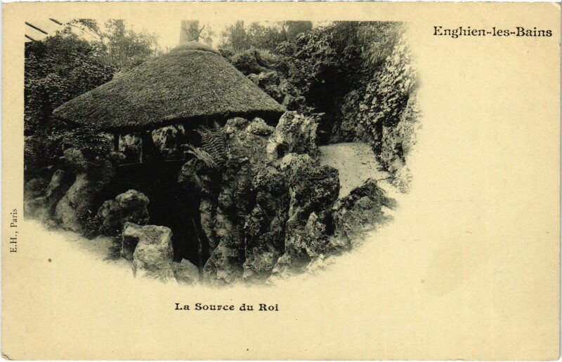 Carte postale ancienne Enghien les Bains La Source du Roi France à Enghien-les-Bains