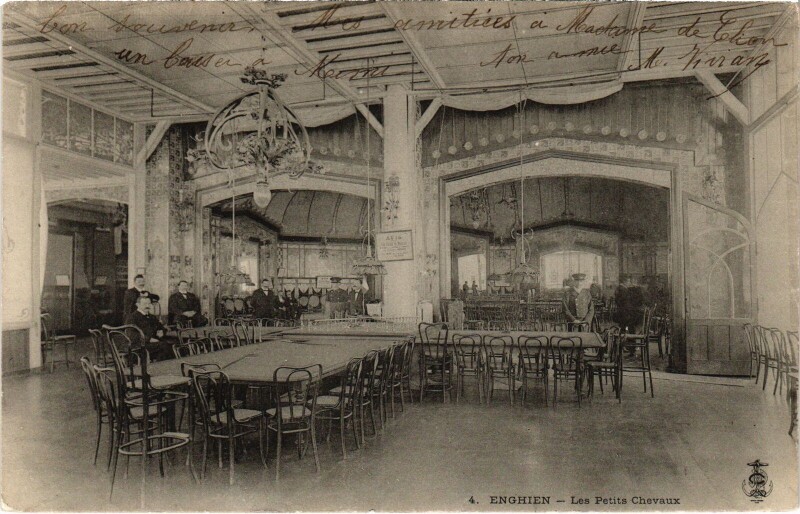 Carte postale ancienne Enghien les Bains Les Petits Chevaux France à Enghien-les-Bains