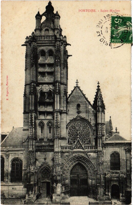 Carte postale ancienne Pontoise Saint-Maclou France à Pontoise