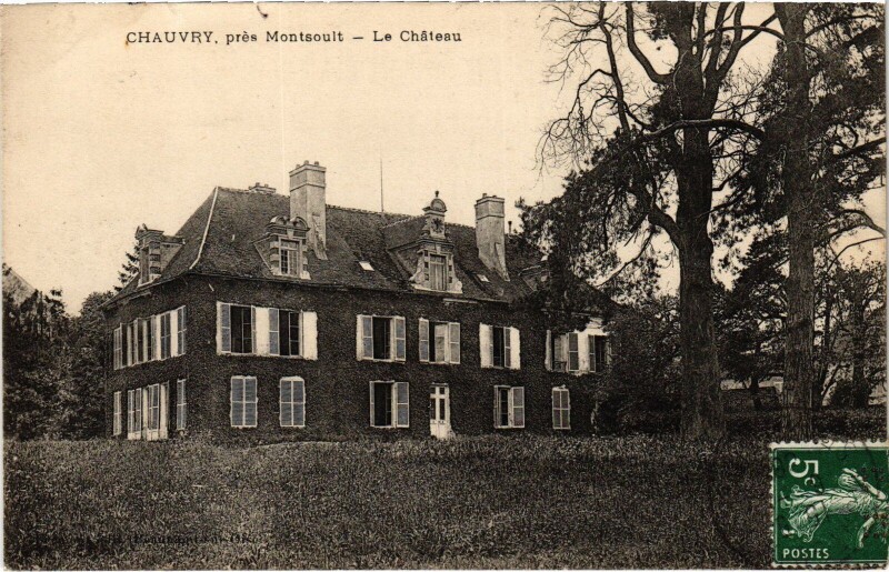 Carte postale ancienne Chauvry Le Chateau France à Chauvry
