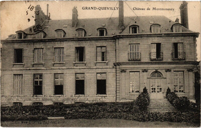 Carte postale ancienne Gran-Quevilly Chateau de Montmorency France à Montmorency