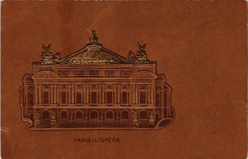 Carte postale ancienne Paris 9e - L'Opera à Paris 9e