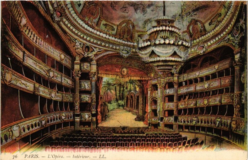 Carte postale ancienne Paris 9e - L'Opera à Paris 9e