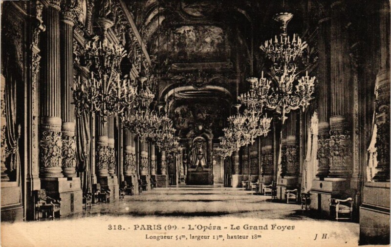 Carte postale ancienne Paris 9e - L'Opera à Paris 9e