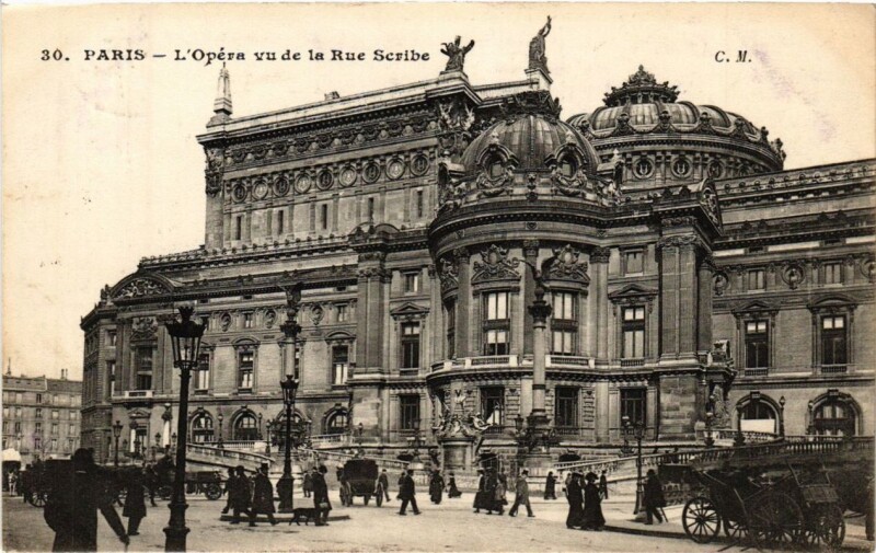 Carte postale ancienne Paris 9e - L'Opera à Paris 9e