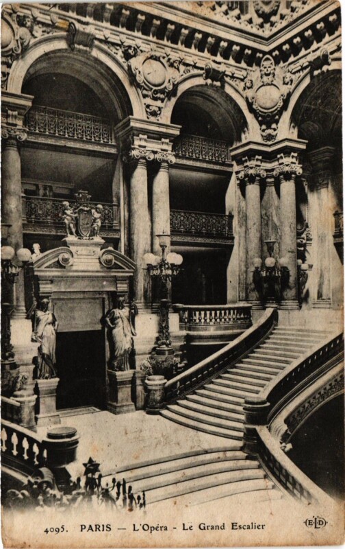Carte postale ancienne Paris 9e - L'Opera à Paris 9e