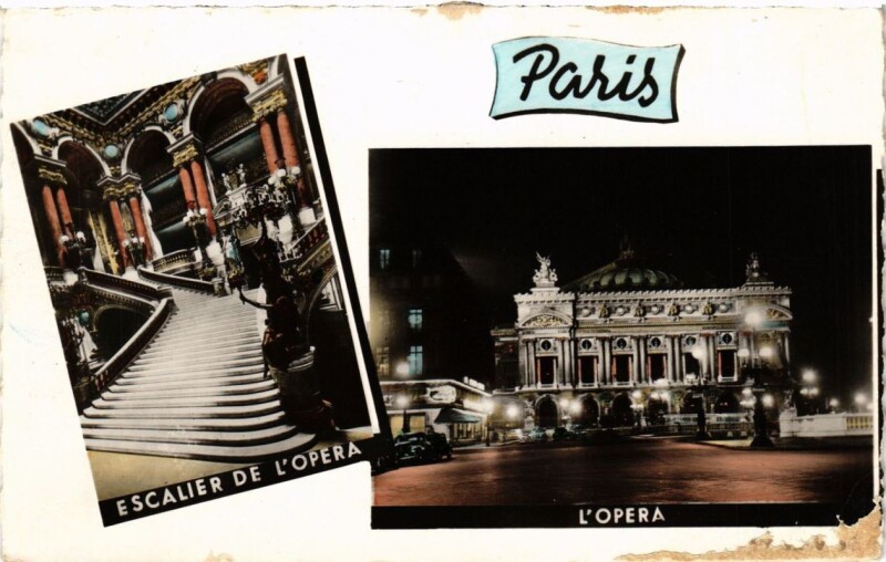 Carte postale ancienne Paris 9e - L'Opera à Paris 9e