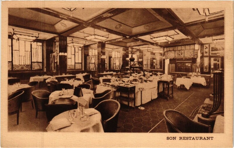 Carte postale ancienne Son Restaurant