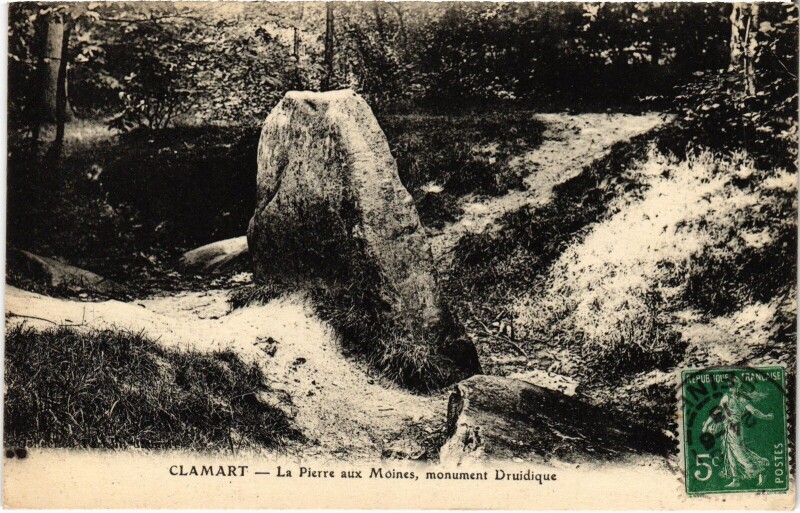 Carte postale ancienne Clamart La Pierre aux Moines France à Clamart