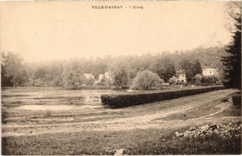 Carte postale ancienne Ville d'Avray L'Etang France à Ville-d'Avray