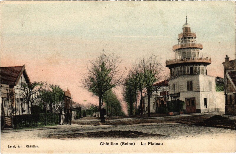 Carte postale ancienne Chatillon Le Plateau France