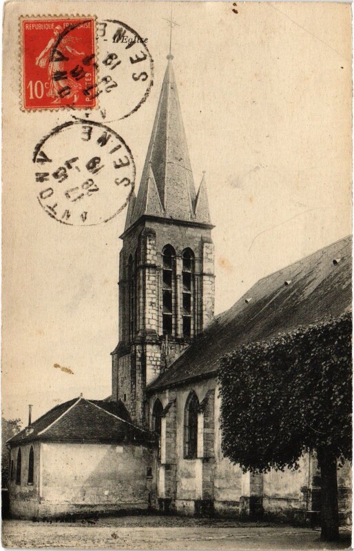 Carte postale ancienne Antony L'Eglise France à Antony