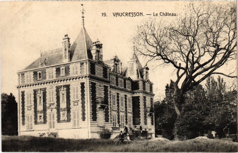 Carte postale ancienne Vaucresson Le Chateau France à Vaucresson