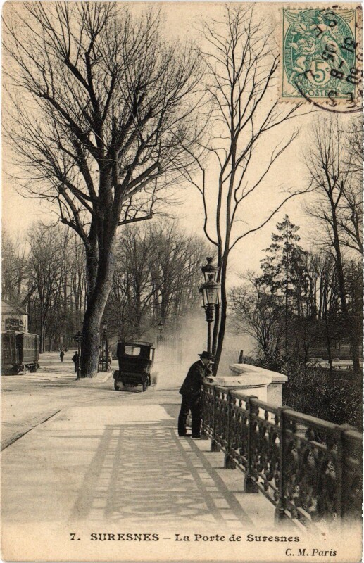 Carte postale ancienne Suresnes La Porte France à Suresnes