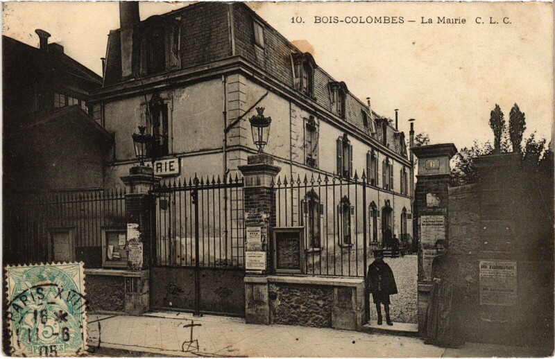 Carte postale ancienne Colombes La Mairie France à Colombes