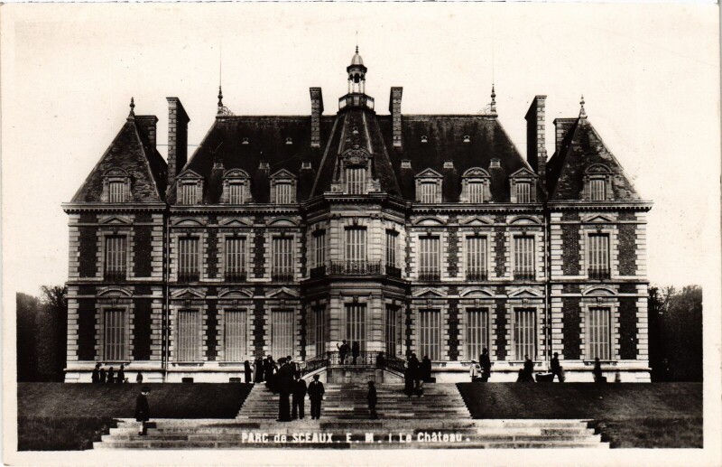 Carte postale ancienne Parc de Sceaux Le Chateau France à Sceaux