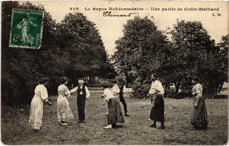 Carte postale ancienne Clamart Le Repos Hebdomadaire France à Clamart