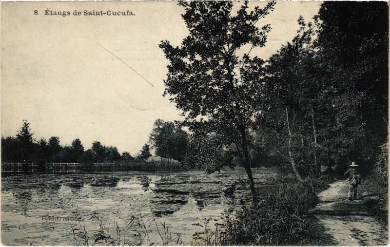 Carte postale ancienne Saint-Cucufa Etangs France
