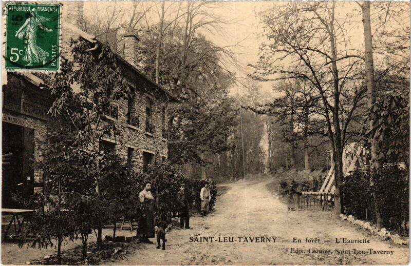Carte postale ancienne Taverny En foret, L'Eauriette France à Taverny