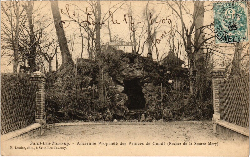 Carte postale ancienne Taverny Ancienne Propriete des Princes de Conde France à Taverny
