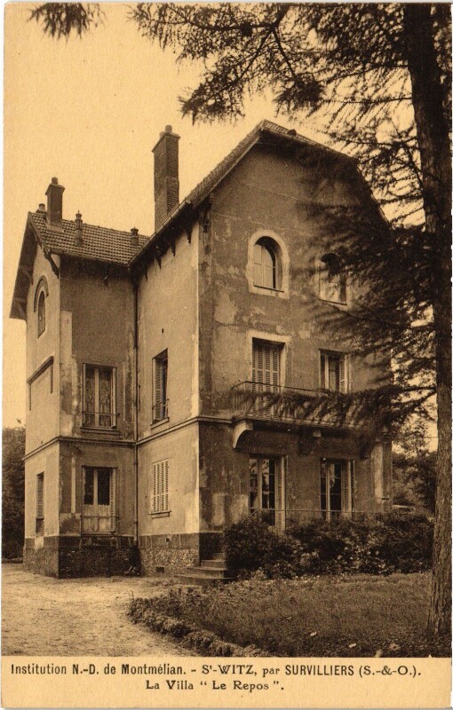 Carte postale ancienne Survilliers La Villa Le Repos France à Survilliers