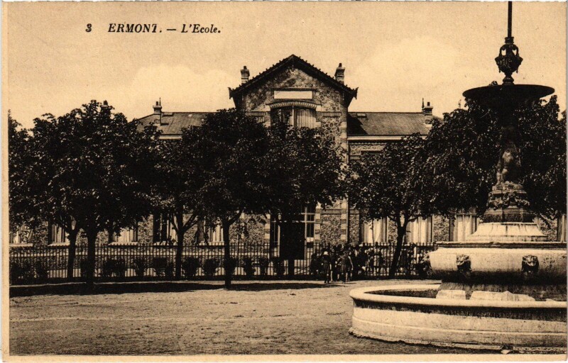 Carte postale ancienne Ermont L'Ecole France à Ermont