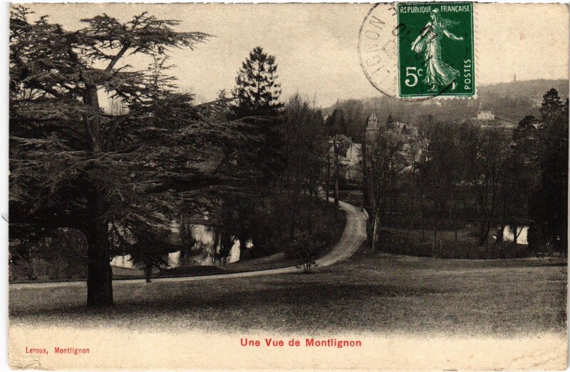 Carte postale ancienne Montlignon Une Vue France à Montlignon