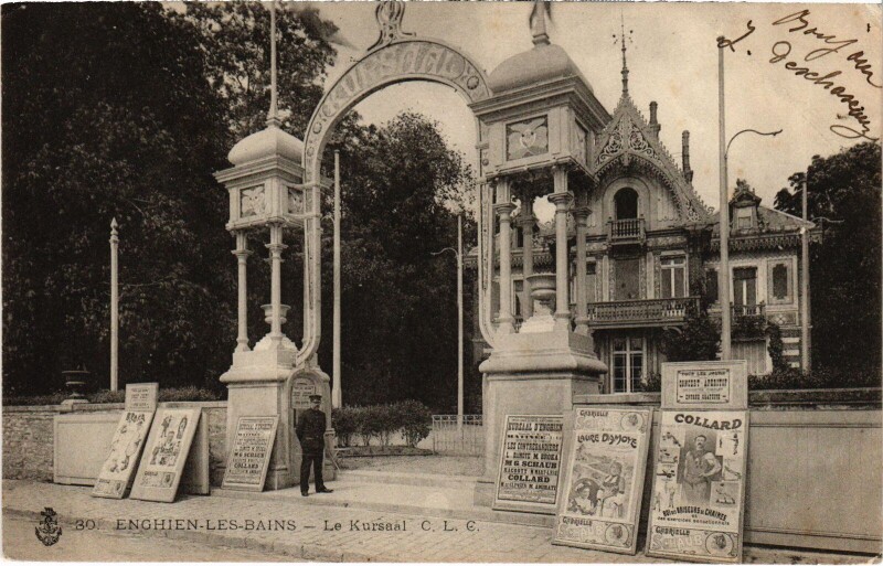 Carte postale ancienne Enghien les Bains Le Kursaal France à Enghien-les-Bains