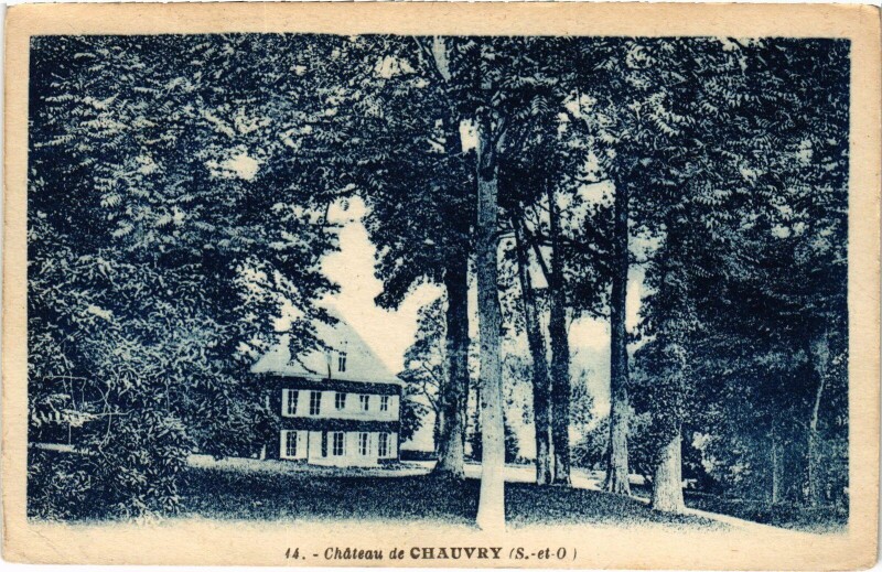 Carte postale ancienne Chauvry Le Chateau France à Chauvry