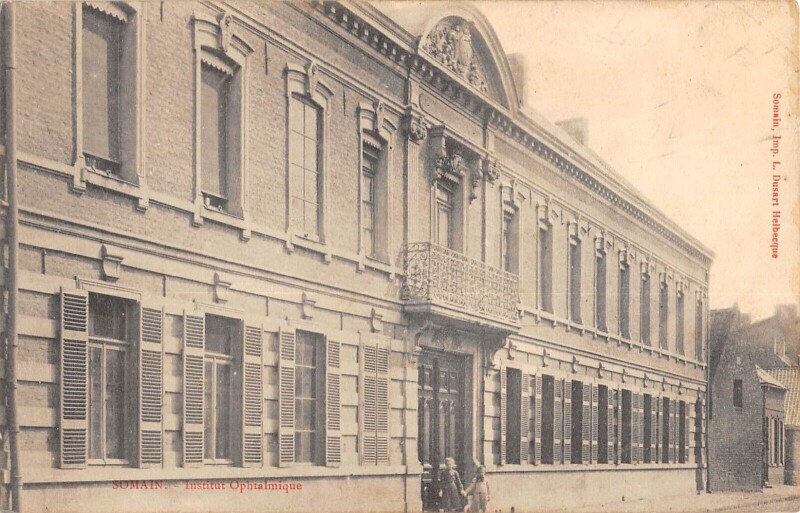 Carte postale ancienne Somain Institut Ophtalmique à Somain