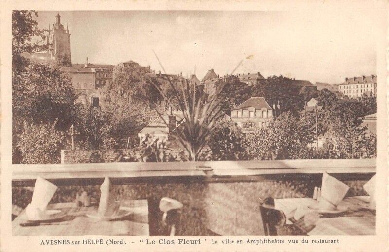 Carte postale ancienne Avesnes Sur Helpe Le Clos Fleuri à Avesnes-sur-Helpe
