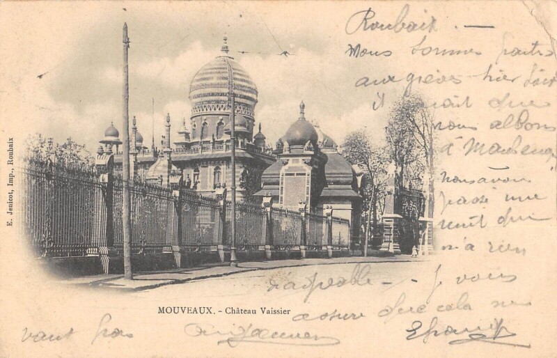 Carte postale ancienne Mouveaux Chateau Vaissier