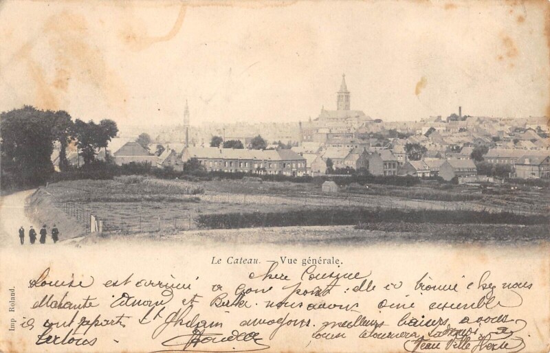 Carte postale ancienne Le Cateau Vue Generale