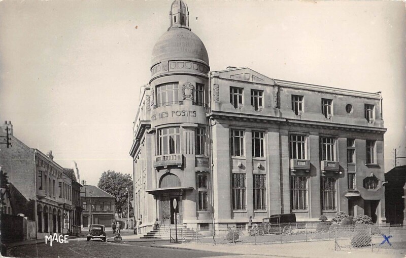 Carte postale ancienne Caudry La Poste à Caudry