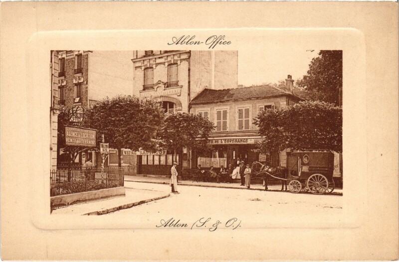 Carte postale ancienne Ablon Office