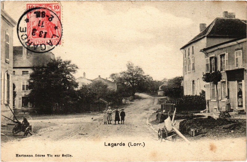 Carte postale ancienne Lagarde à Lagarde