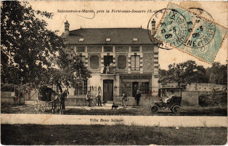 Carte postale ancienne Sammeron-sur-Marne Villa Beau Séjour