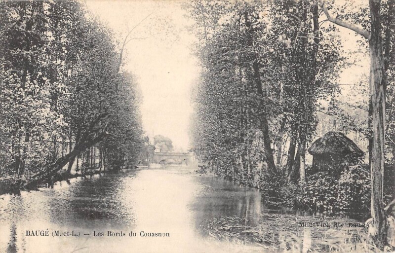 Carte postale ancienne Bauge Les Bords Du Couasnon