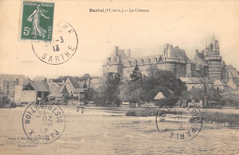 Carte postale ancienne Durtal Le Chateau à Durtal