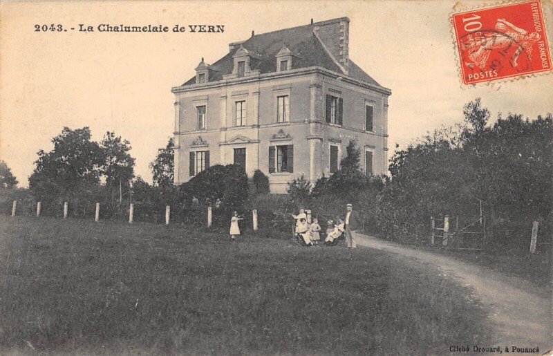Carte postale ancienne La Chalumelaie De Vern