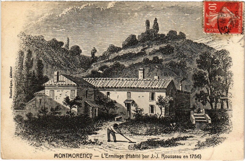 Carte postale ancienne Montmorency L'Ermitage France à Montmorency