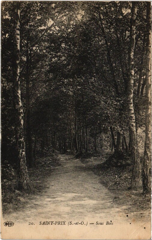 Carte postale ancienne Saint-Prix Sous Bois France à Saint-Prix