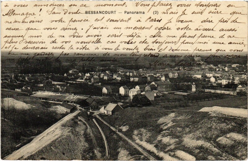 Carte postale ancienne Bessancourt Panorama France à Bessancourt